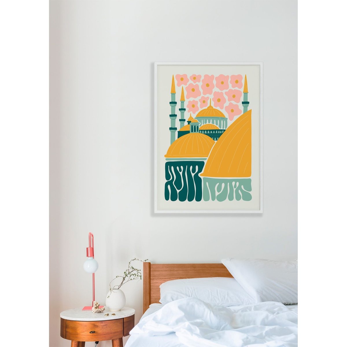 Affiche Istanbul Sainte-Sophie blanc, L'AFFICHERIE