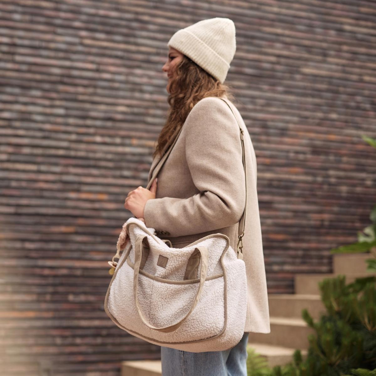 Sac à langer beige, gris, JOLLEIN