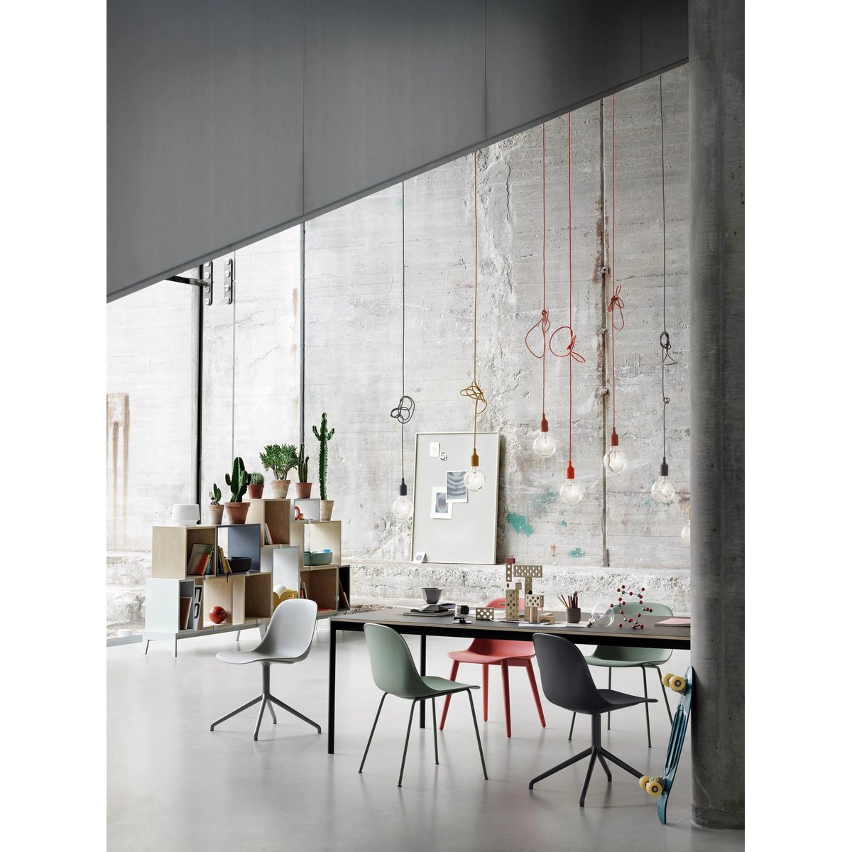 Suspension E27 bleu pastel, MUUTO