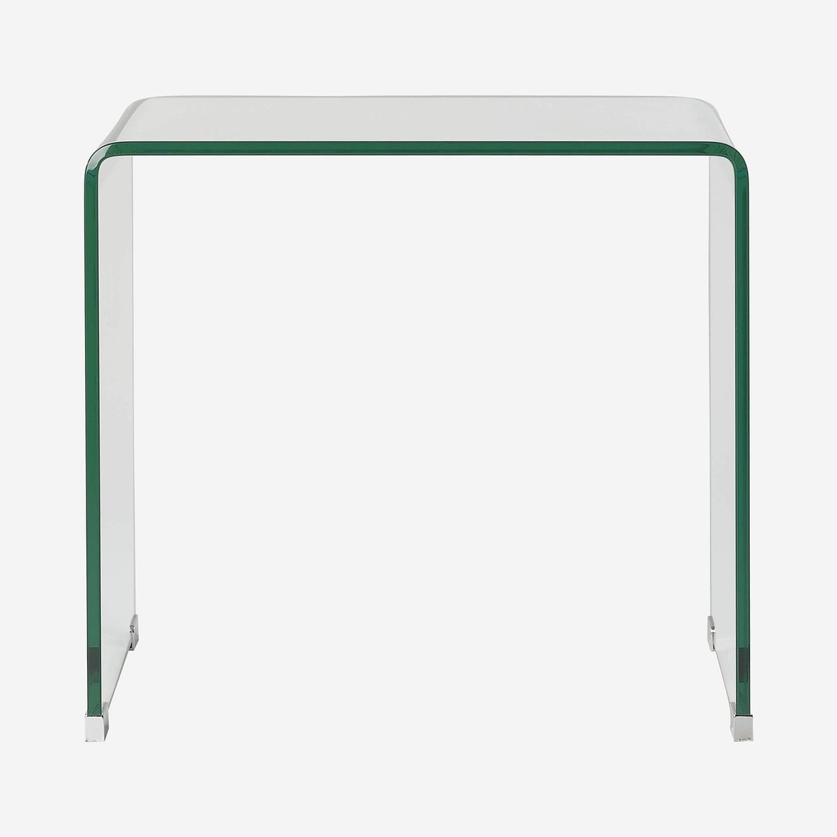 Table d'appoint verre trempé GALA transparent, HABITAT
