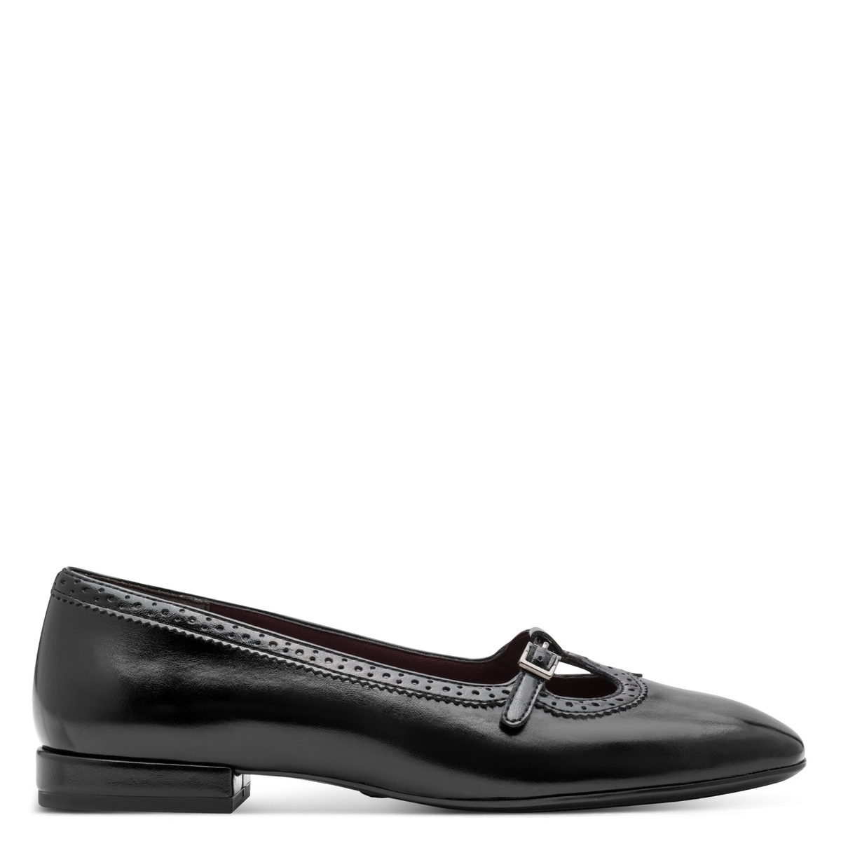 Ballerine talon bloc noir, TAMARIS