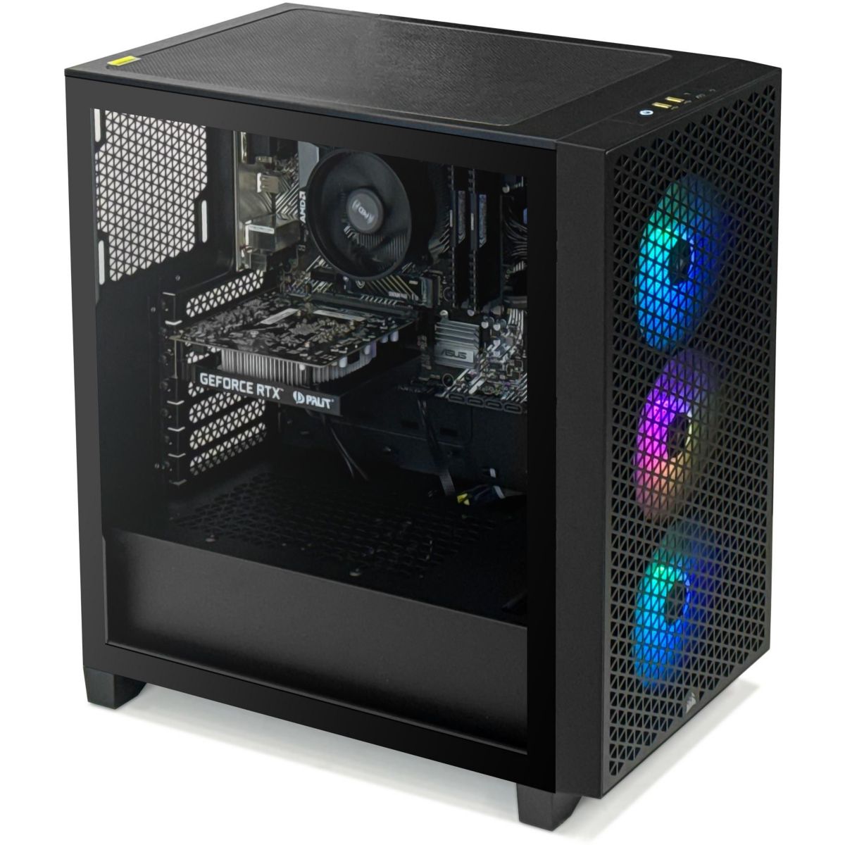PC Gamer 3500D - AMD Ryzen 7 5700X - NVIDIA GeForce RTX 5060 - 16 Go RAM DDR5 - SSD 1 To - SANS OS couleur unique, CORSAIR