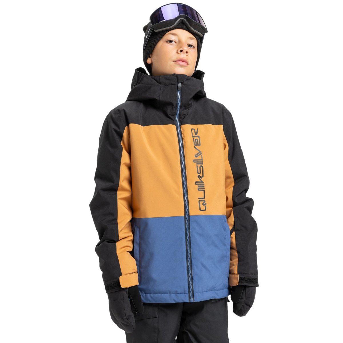 Veste de snow technique SIDE HIT BLOCK bleu true navy, QUIKSILVER