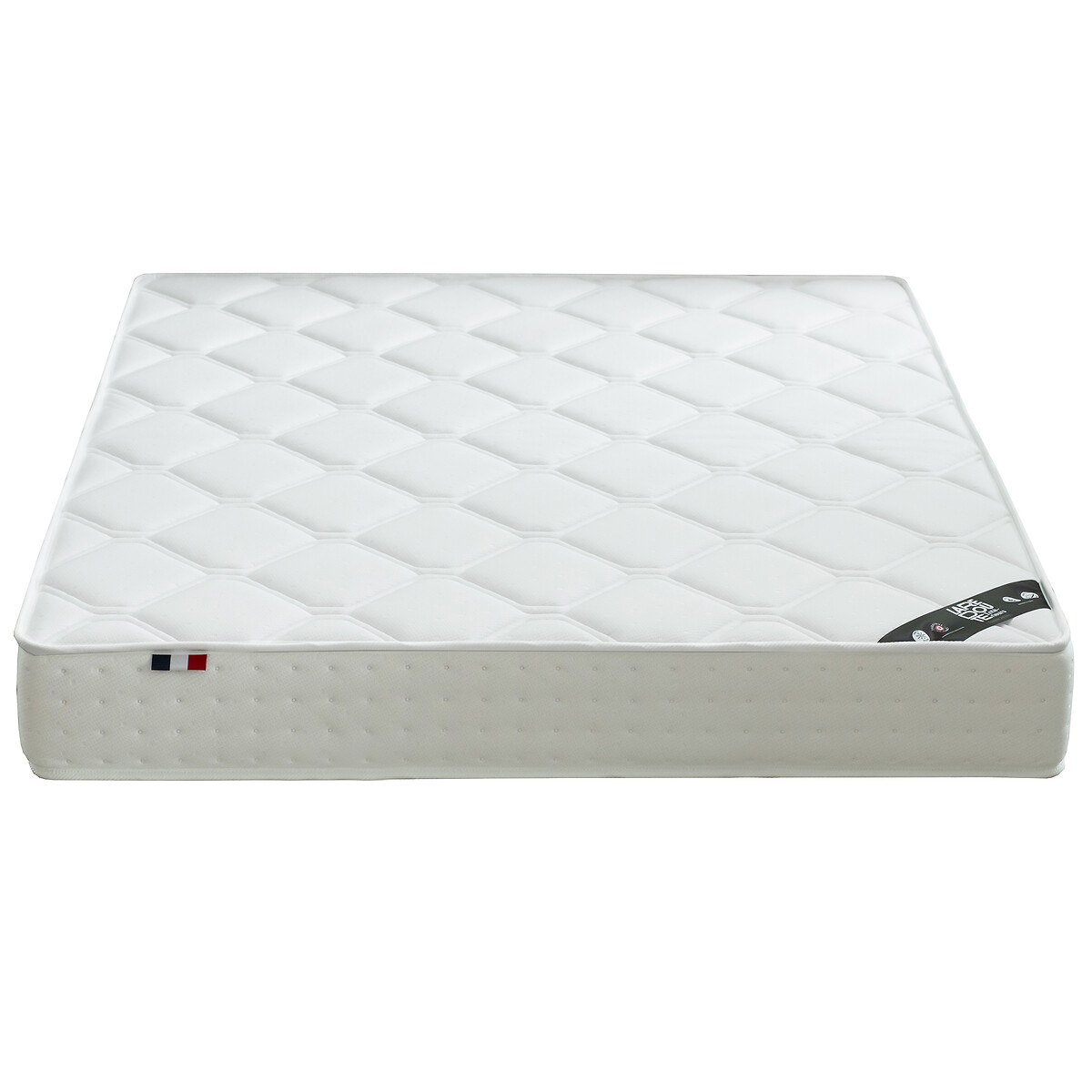 Matelas mousse HR 40 kg/m3, soutien très ferme, accueil moelleux, traité non feu blanc, LA REDOUTE INTERIEURS