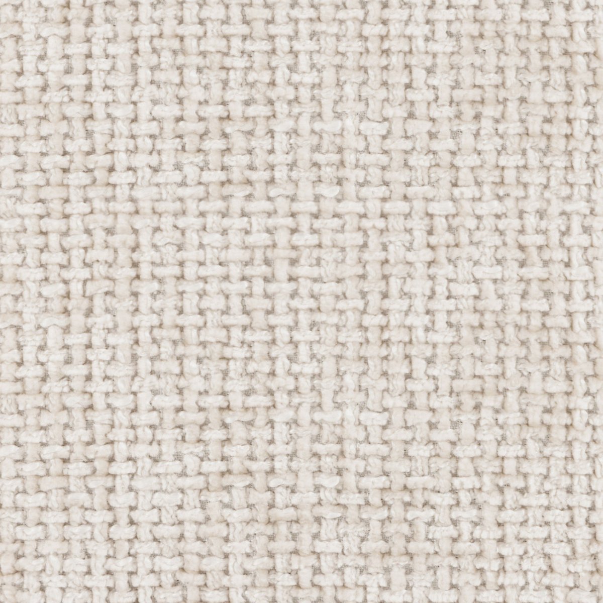 Fauteuil en tissu à dossier capitonné- BOCCA écru, DRAWER