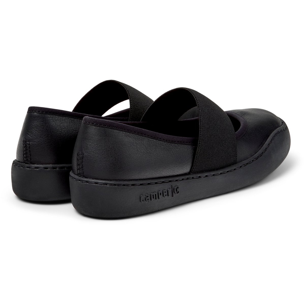 Ballerines Cuir PEU TOURING noir, CAMPER