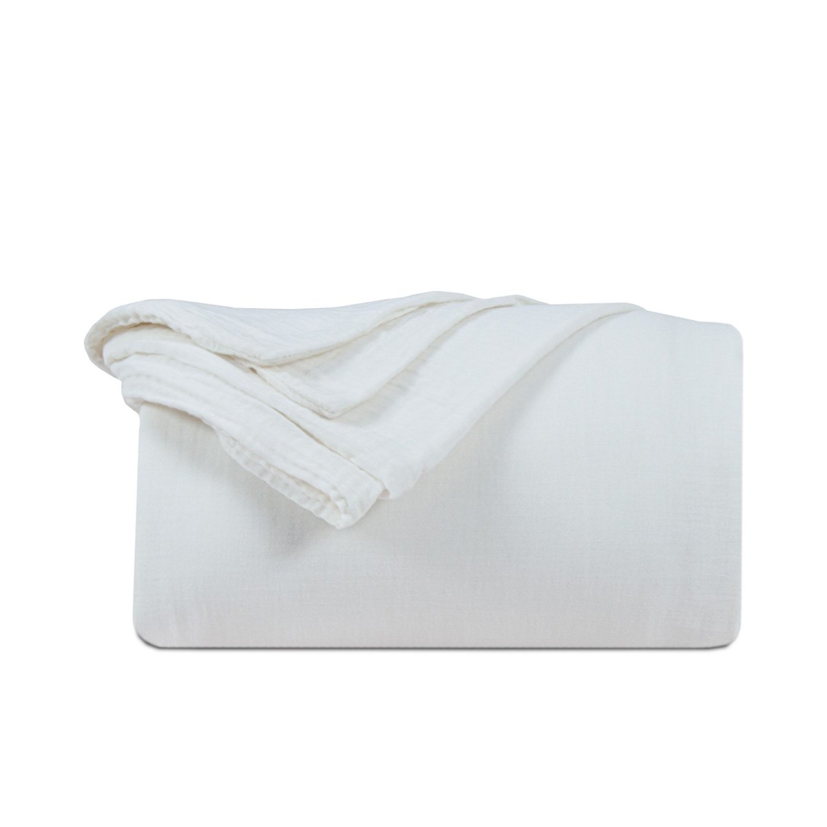 Housse de couette - Gaze de coton - LOUISE ecru, MAISON AUBERTIN