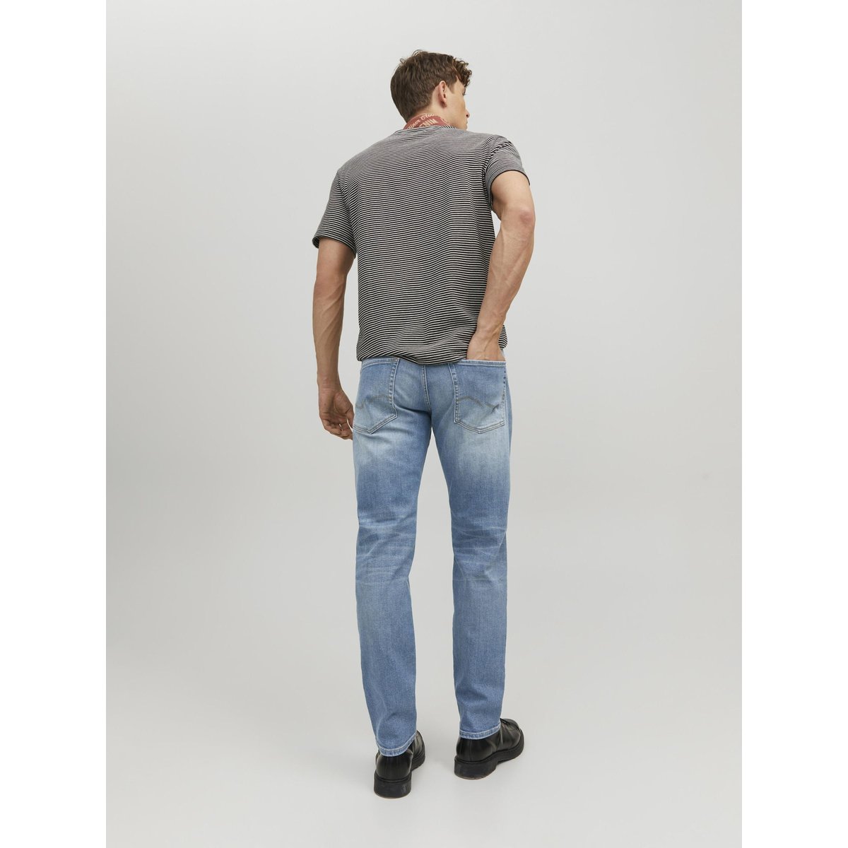 Jean Coupe Tapered blue denim, JACK & JONES