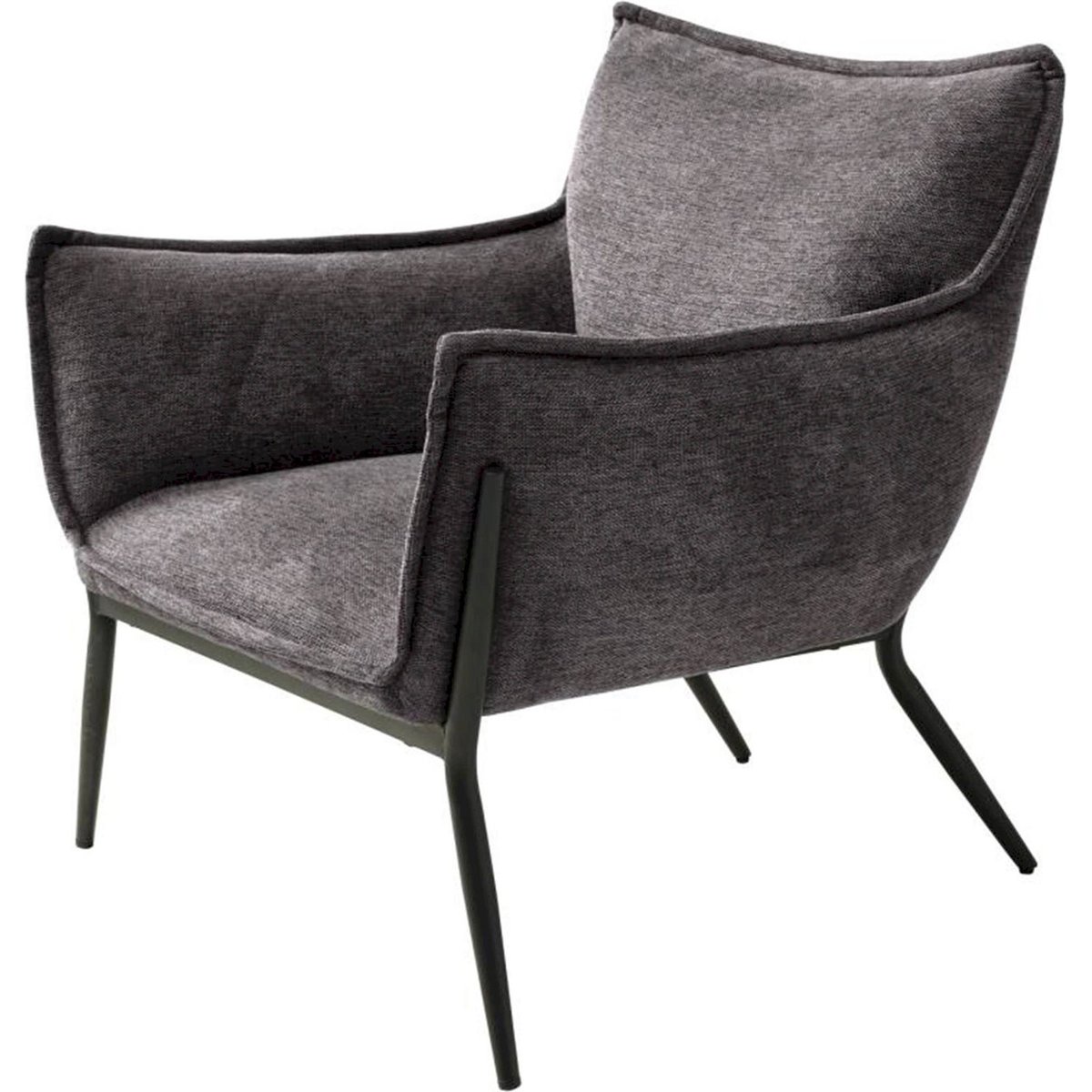 Fauteuil crapaud collection BIPPY gris foncé, RECOLLECTION