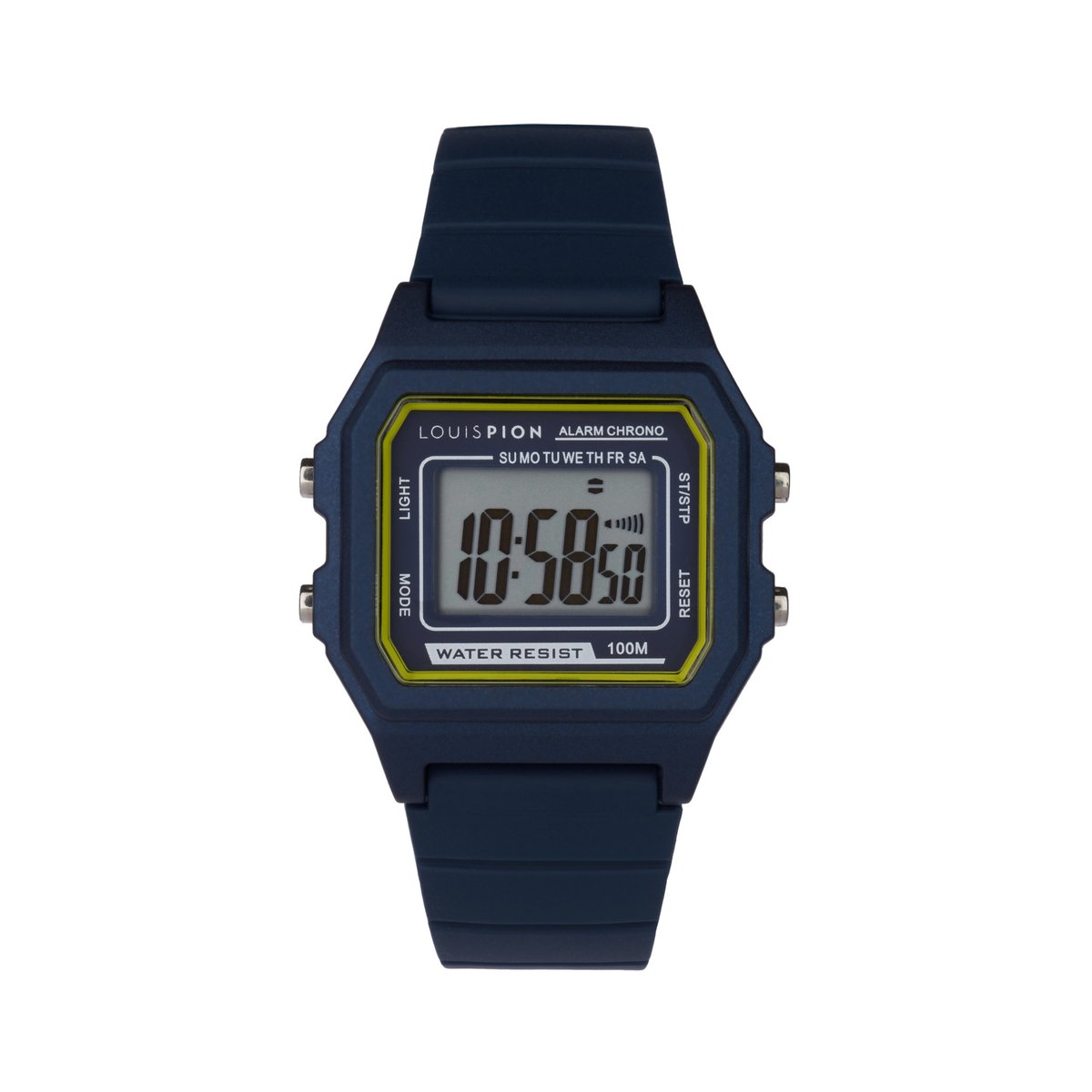 Montre Digital CAMILLE bleu foncé bleu foncé bleu foncé, LOUIS PION