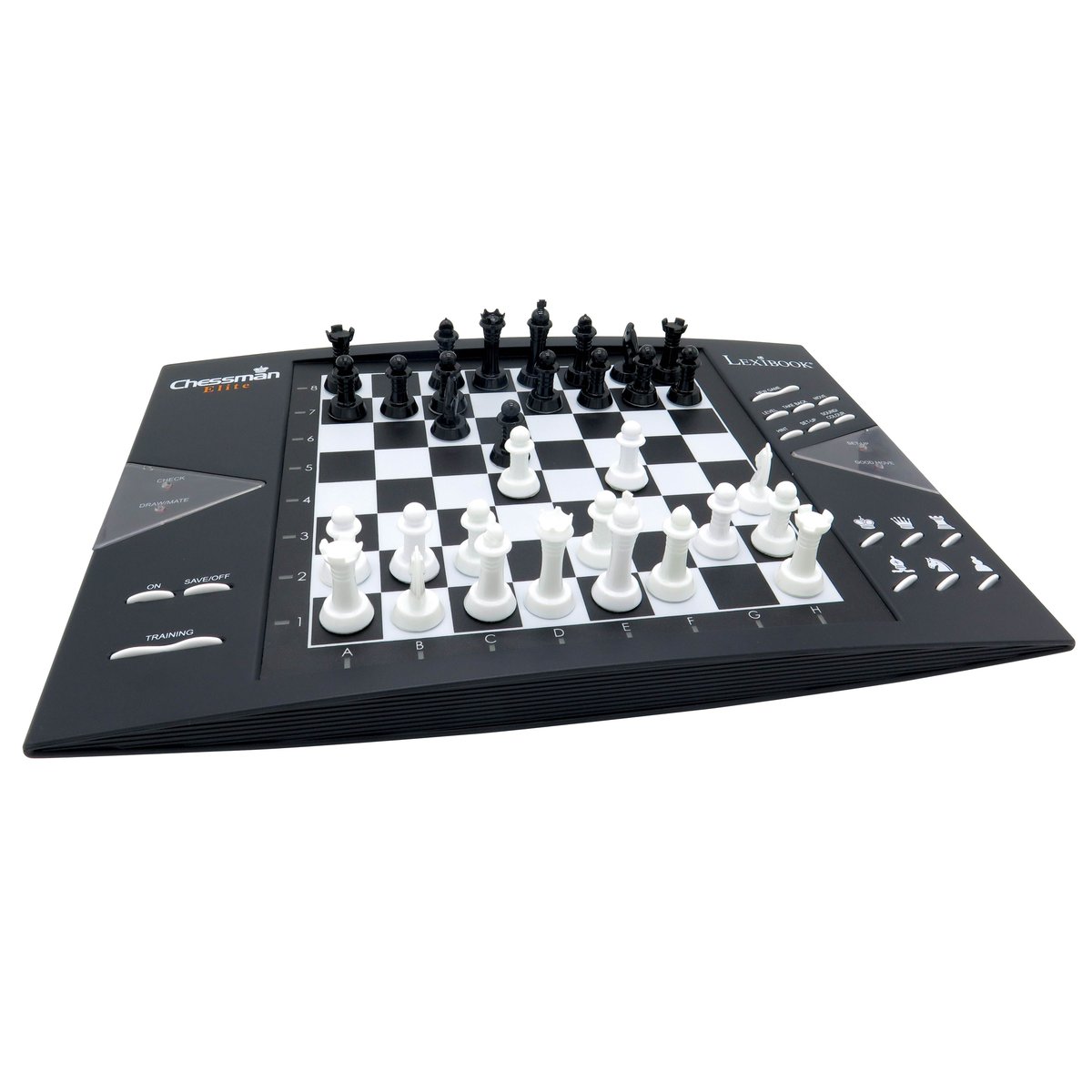 ChessMan Elite, jeu d'échecs électronique noir, LEXIBOOK