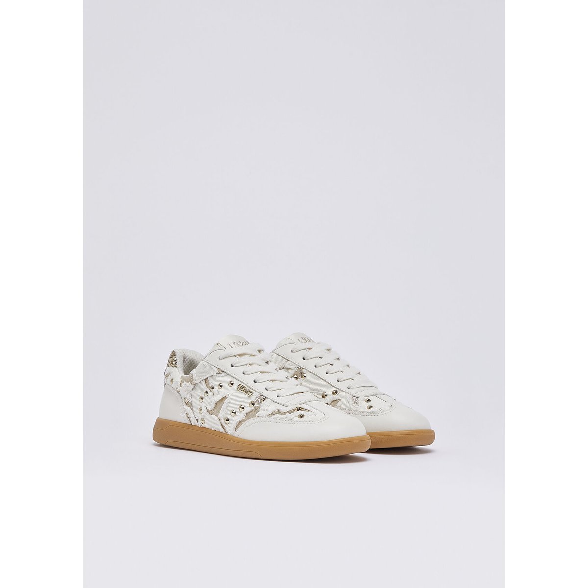 Sneakers avec clous blanc lait, LIU JO