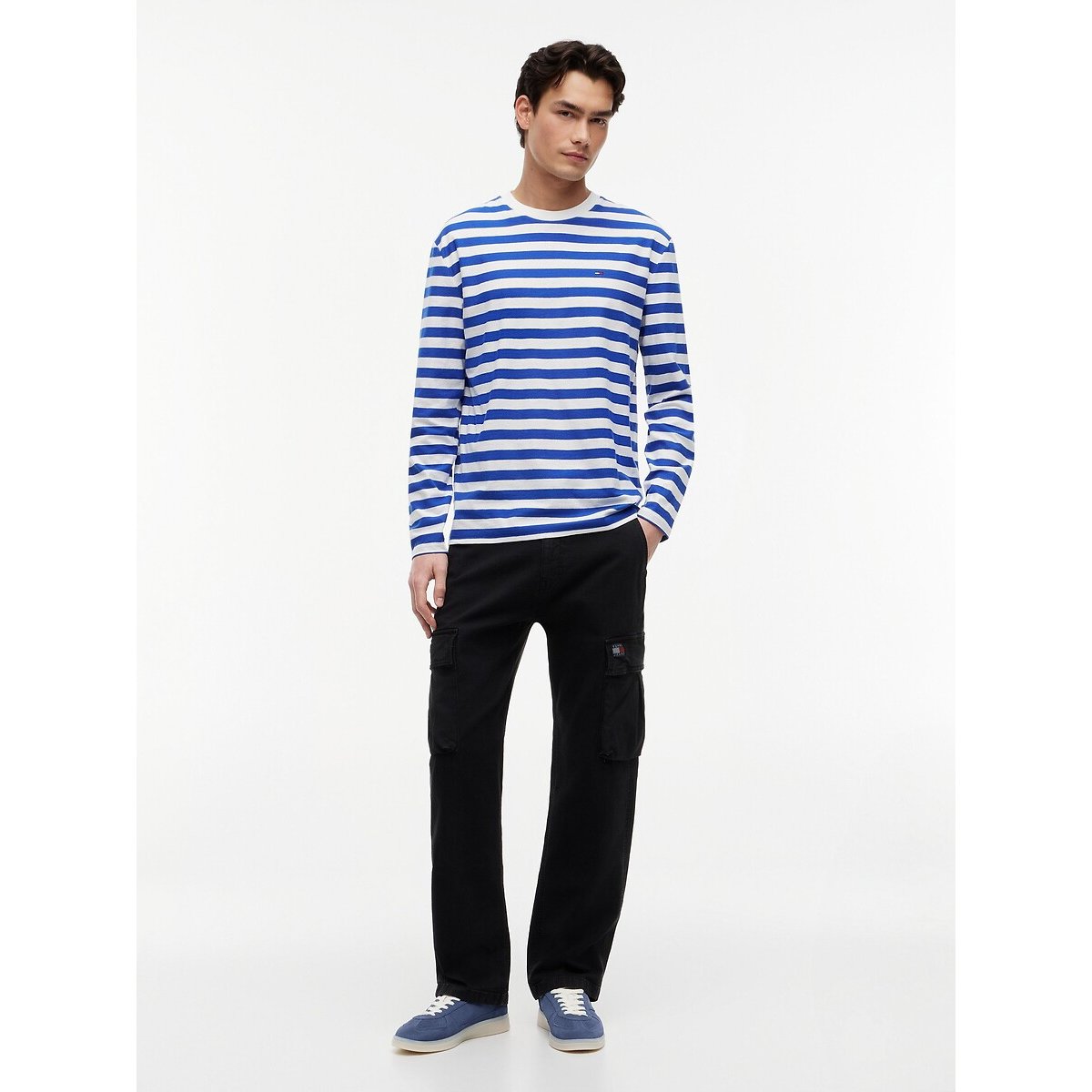 Sapatilhas em pele camurça THE GREENWICH azul, TOMMY HILFIGER