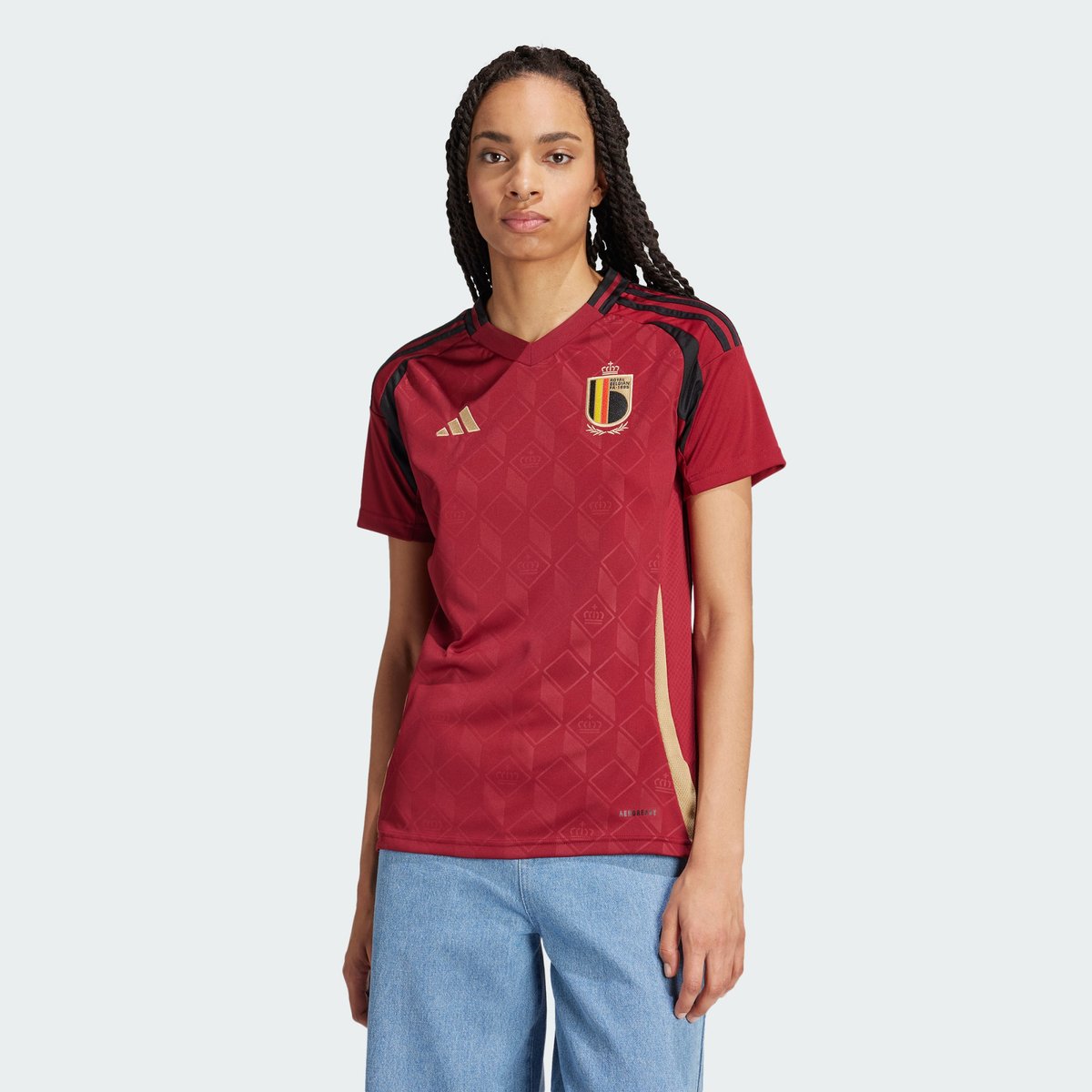 Maillot Domicile Belgique 24 Maillot Domicile Belgique 24 team coll burgundy 2, adidas Performance