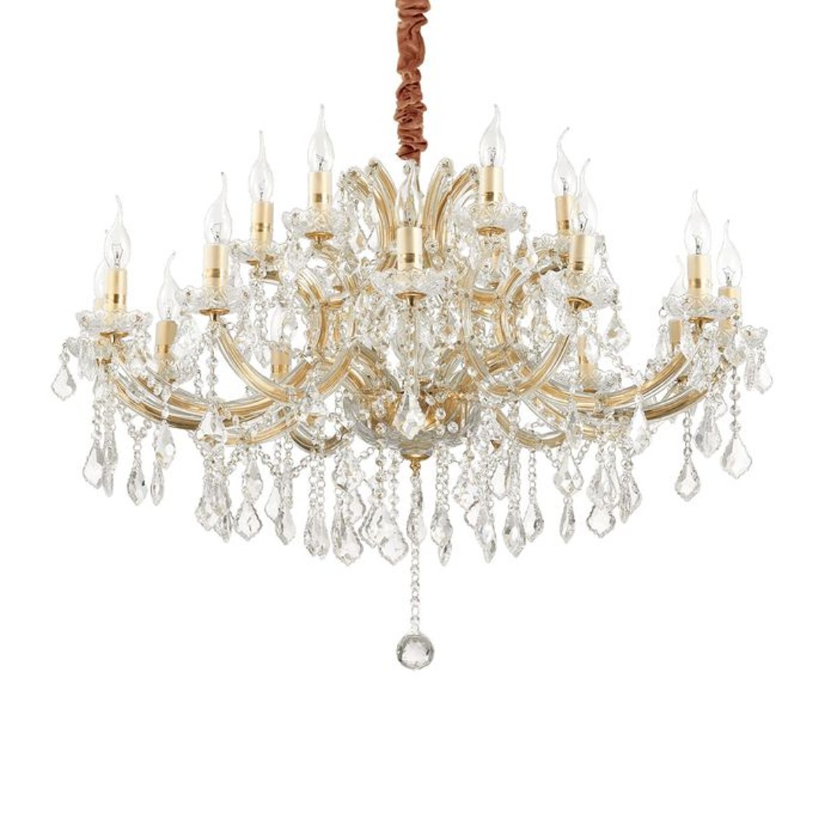 Lustre    NAPOLEON or dorée, IDEAL LUX