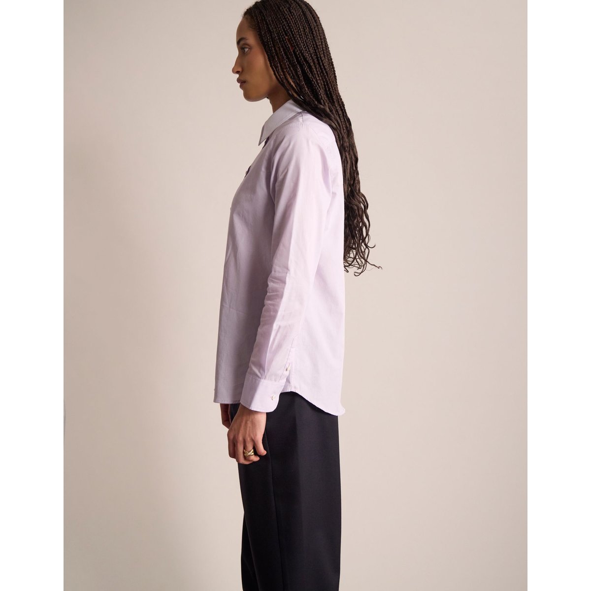 Chemise Martin violet, INES DE LA FRESSANGE PARIS