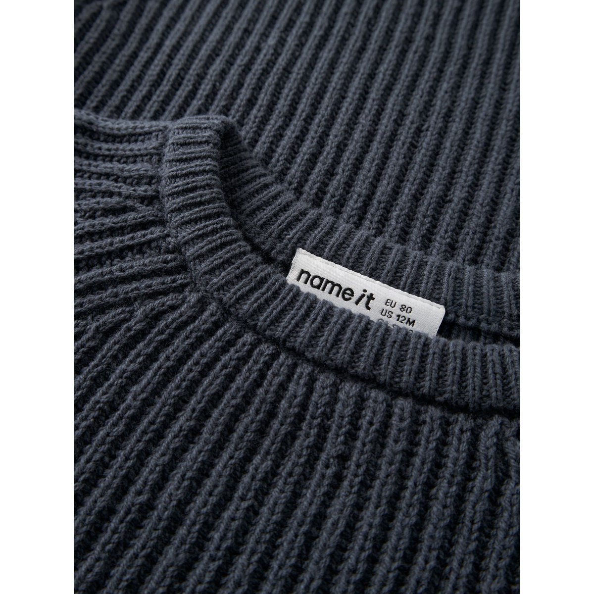 Pull En Maille bleu - ombre blue1, NAME IT