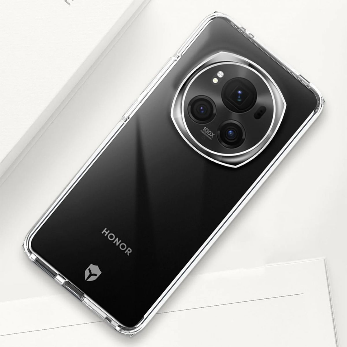 Coque Honor Magic 6 Pro transparente couleur unique, FORCE CASE