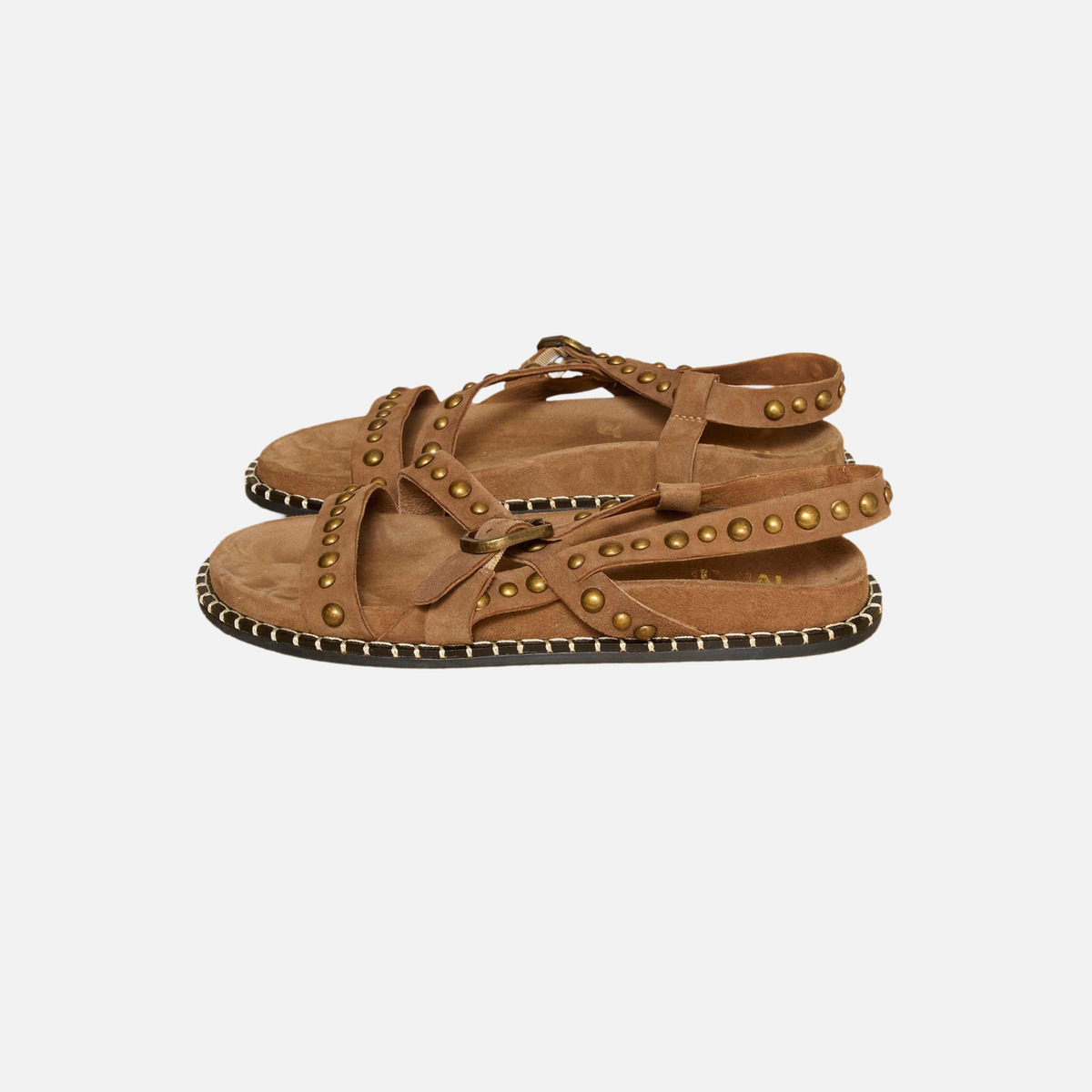 Sandales NUZANE noisette, MKT STUDIO