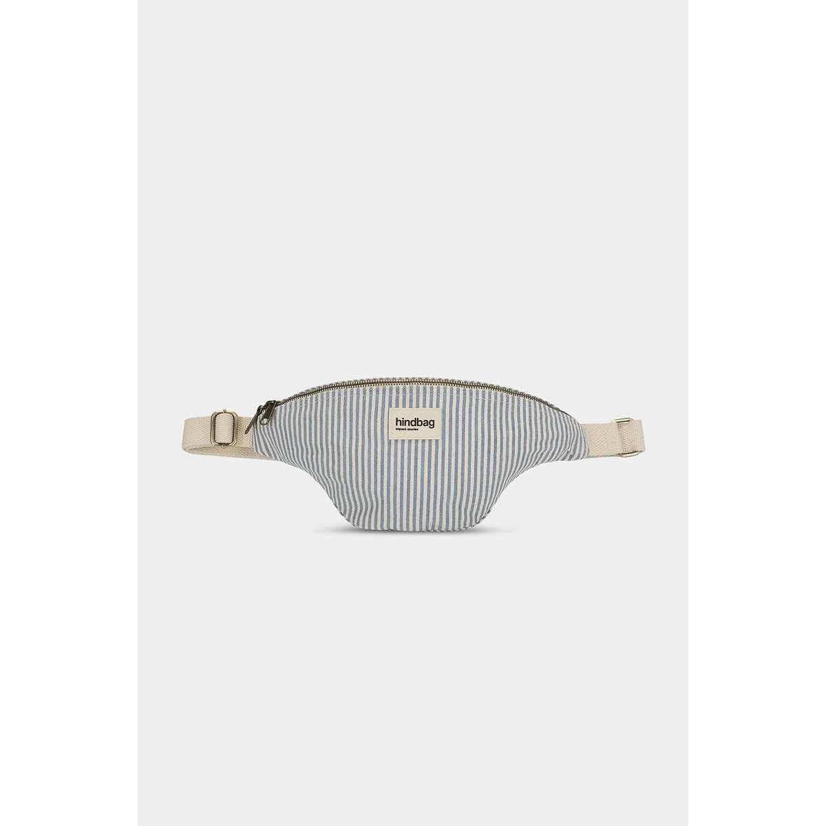 Marsupio a righe, OLIVIA blu rigato, HINDBAG