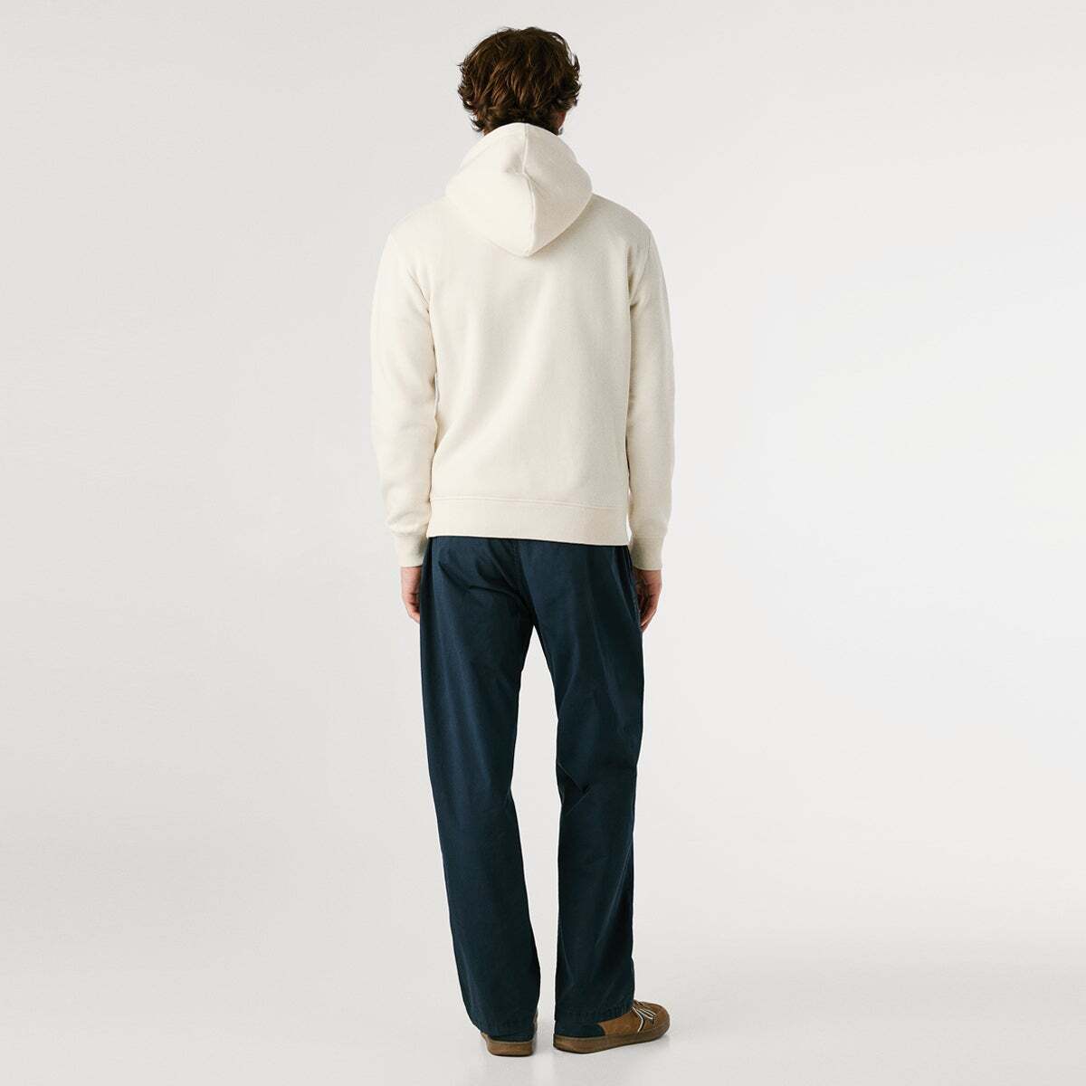 Sweat À Capuche Avec Logo blanc ivoire, PEPE JEANS