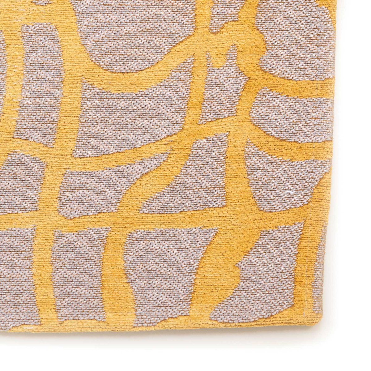 Tapis intérieur/extérieur tissé plat BEATLE jaune, NOVATREND