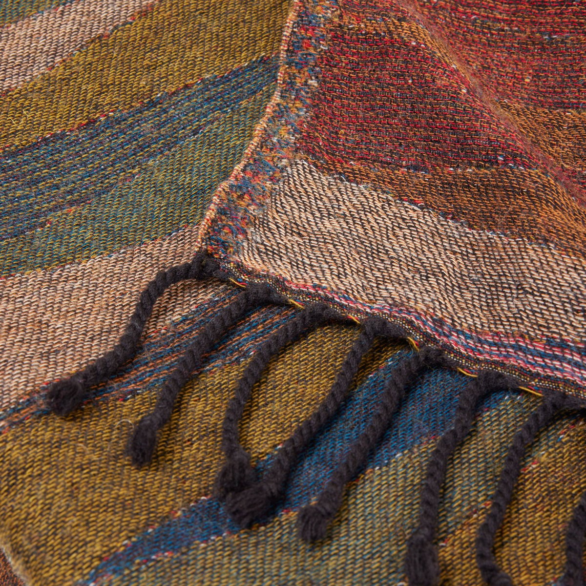 Plaid en Jacquard motif arlequin FADEL multicolore, MADURA