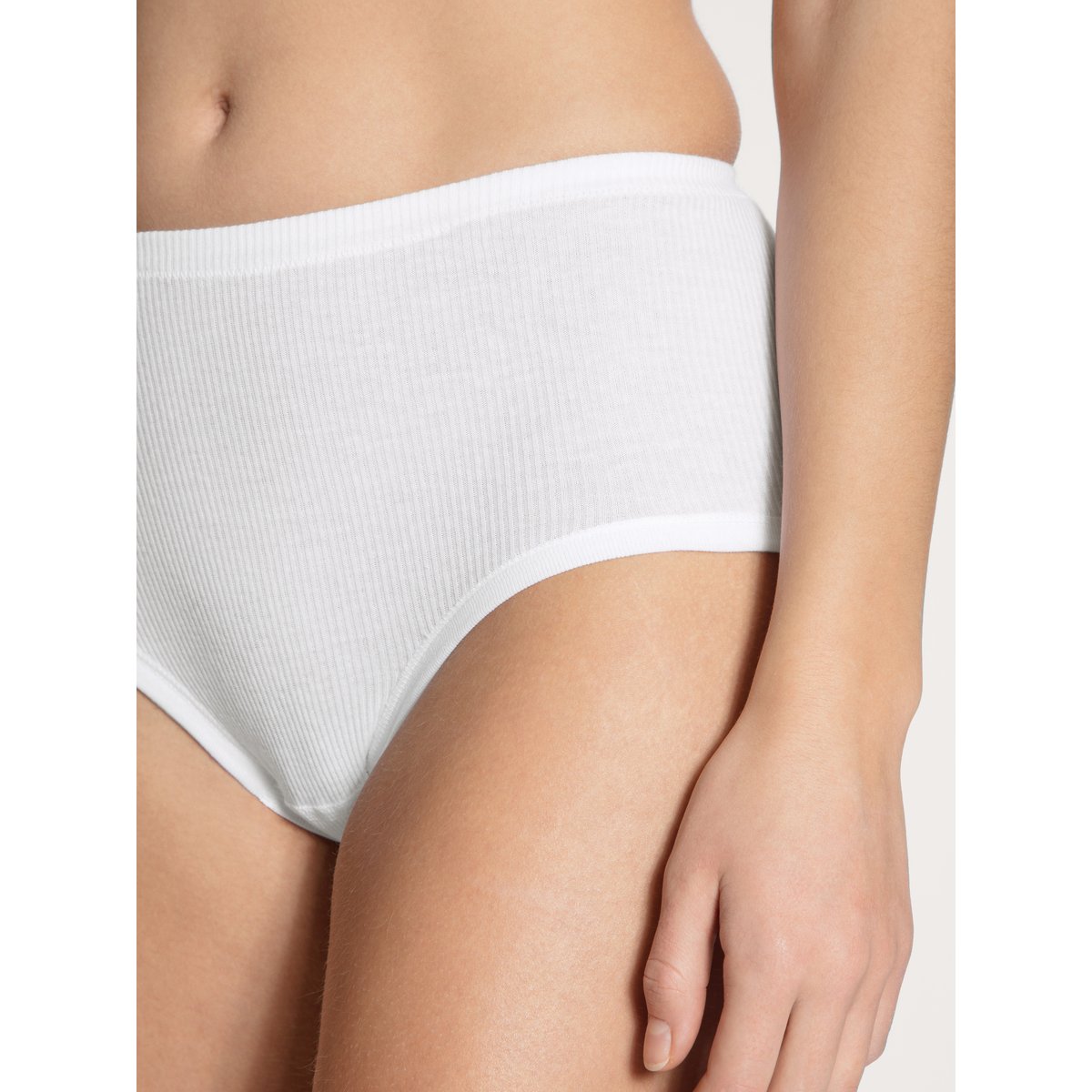 Culotte taille haute Coton ICONICS blanc, CALIDA