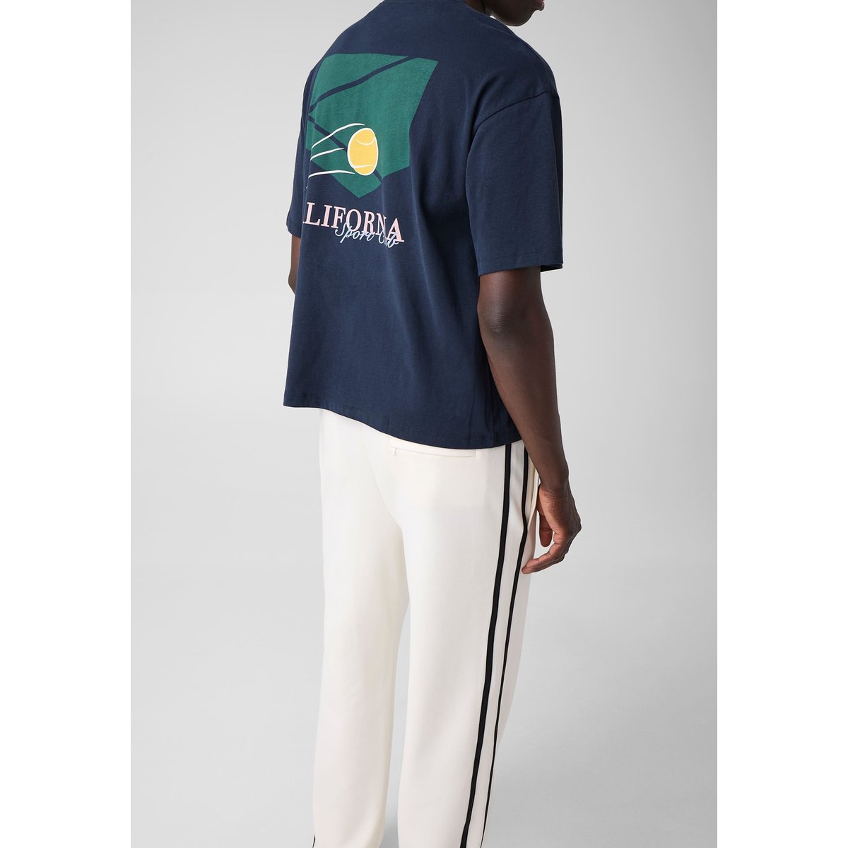 T-Shirt Oversize bleu foncé, GUESS