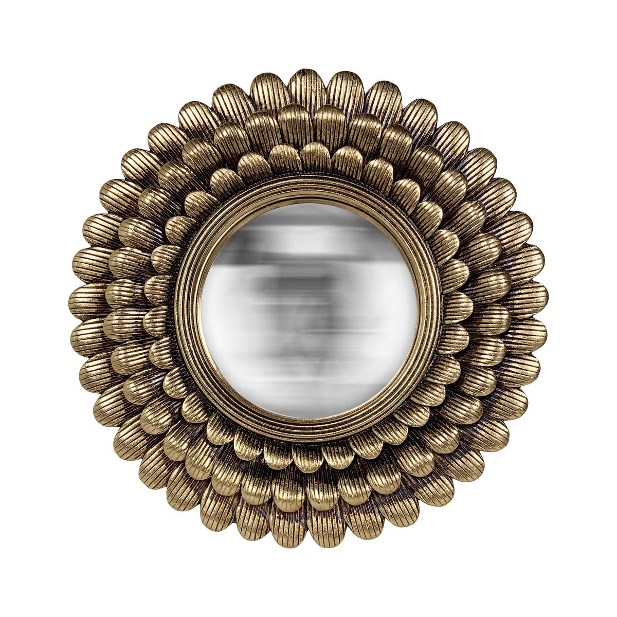 Miroir soleil convexe 28cm or, EMDE