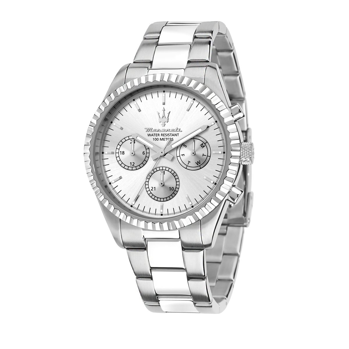 Montre multifonction COMPETIZIONE argent, sunray, MASERATI