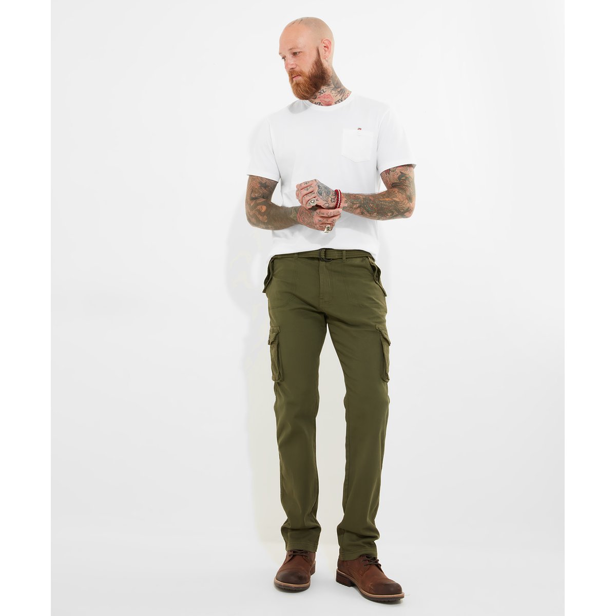 Pantalon Cargo Kaki kaki, JOE BROWNS