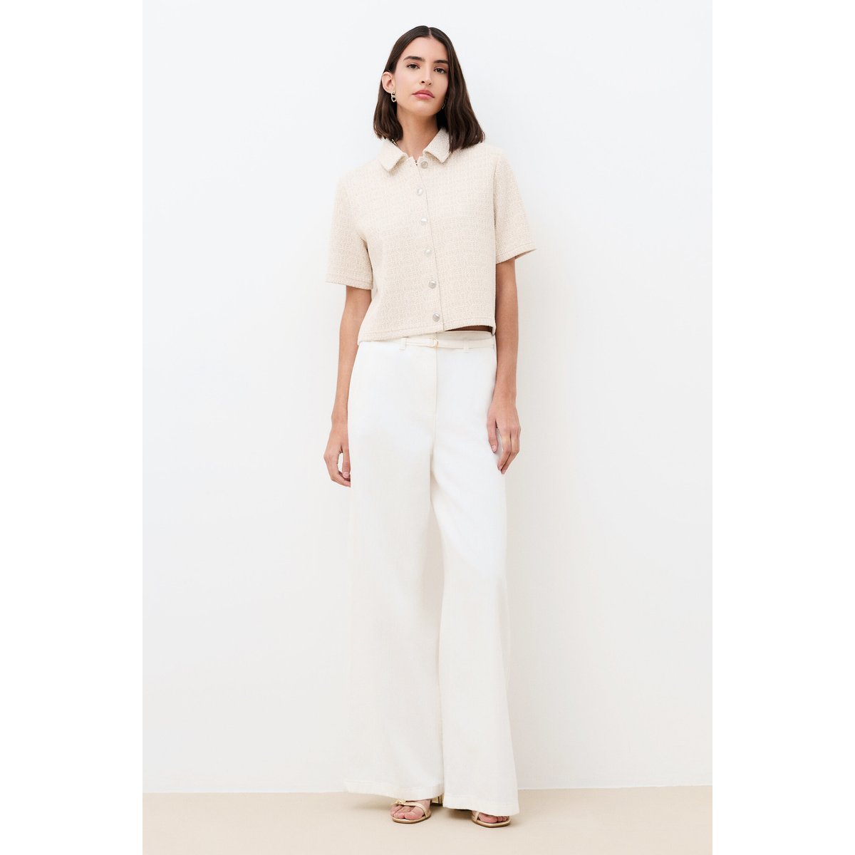T-shirt manches courtes TAEL sable, CAROLL