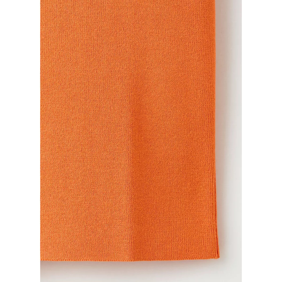 Top maille fine orange, MANGO