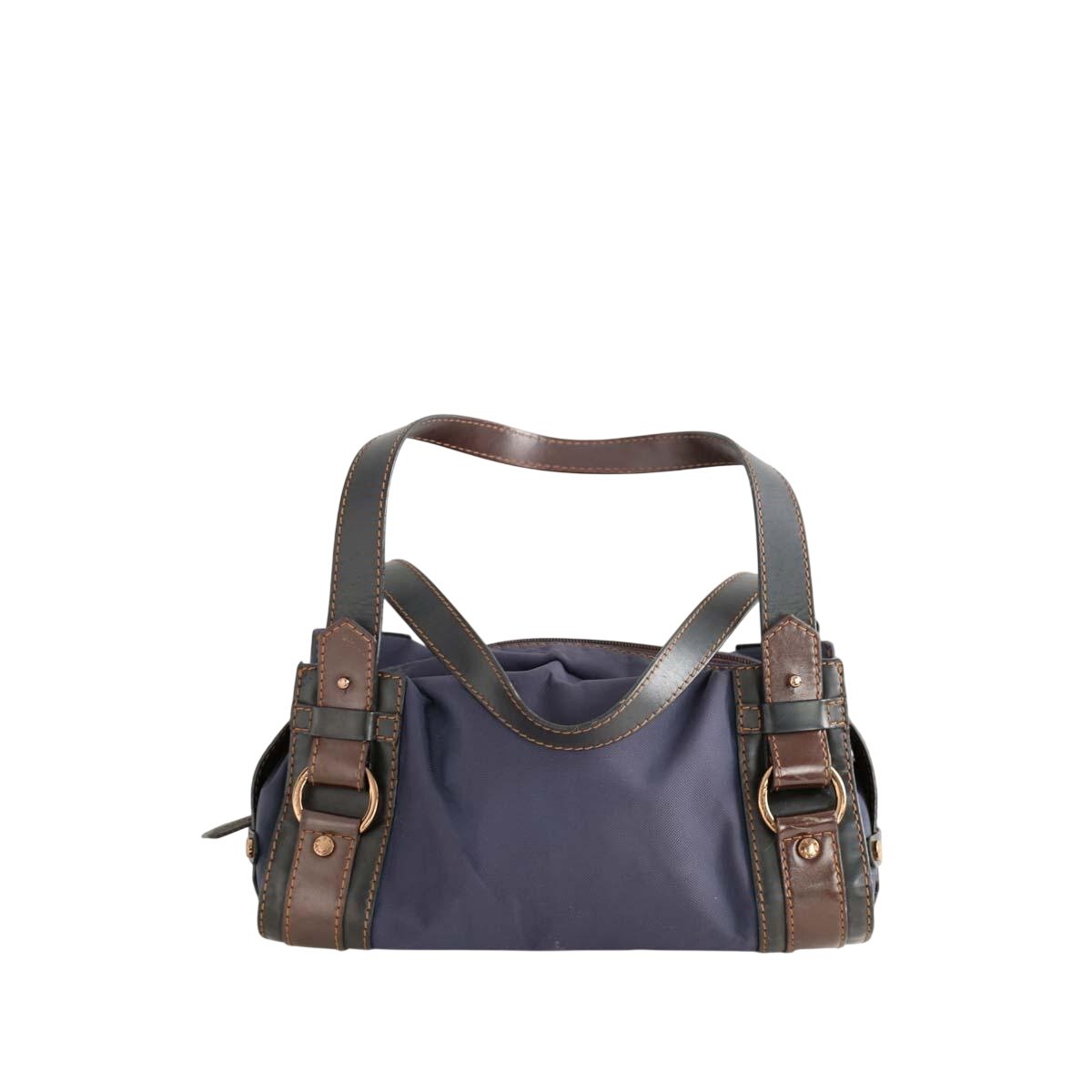 Sac porté épaule - Bon État violet, LANCEL