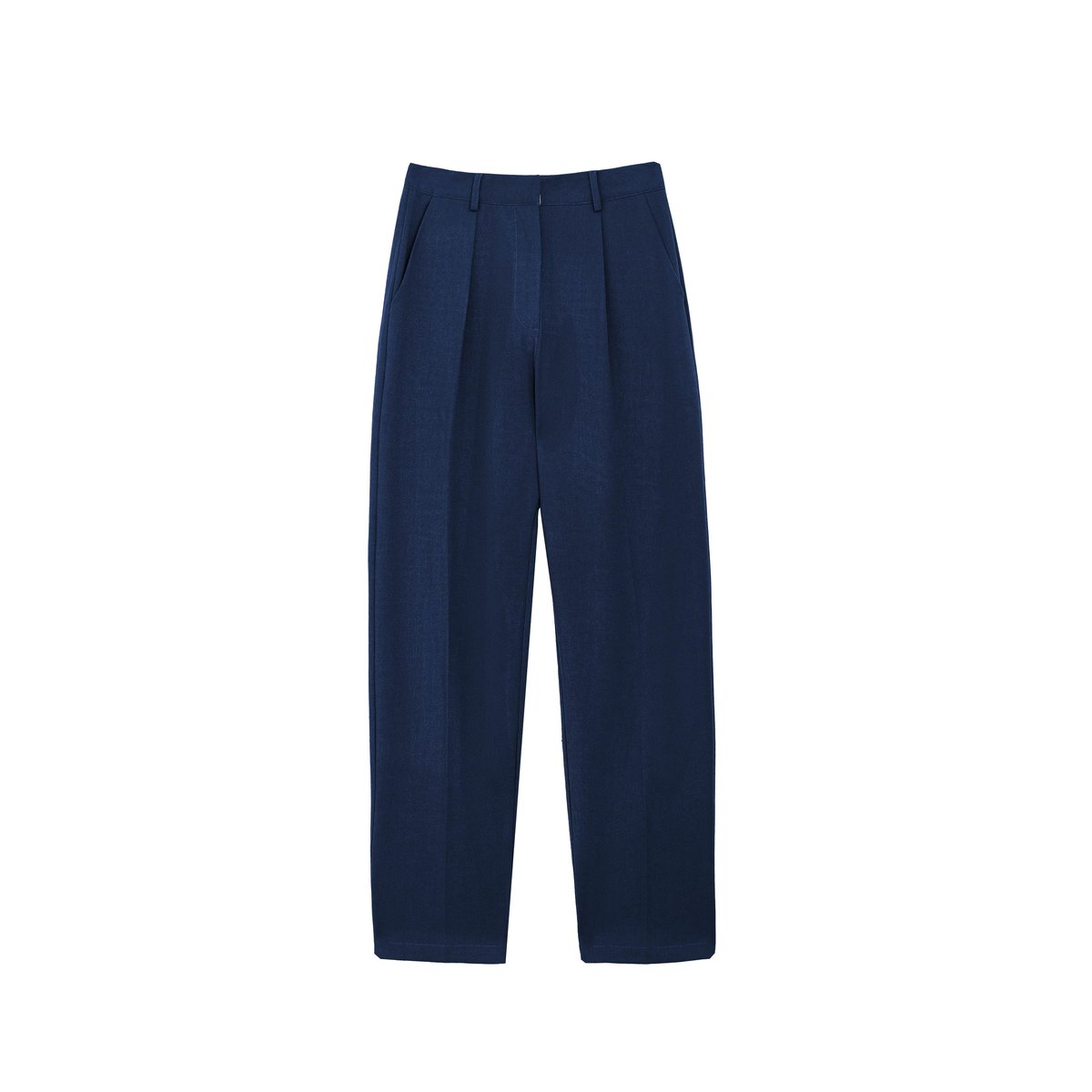 Pantalon carotte uni PAROT 25-marine, LA PETITE ETOILE
