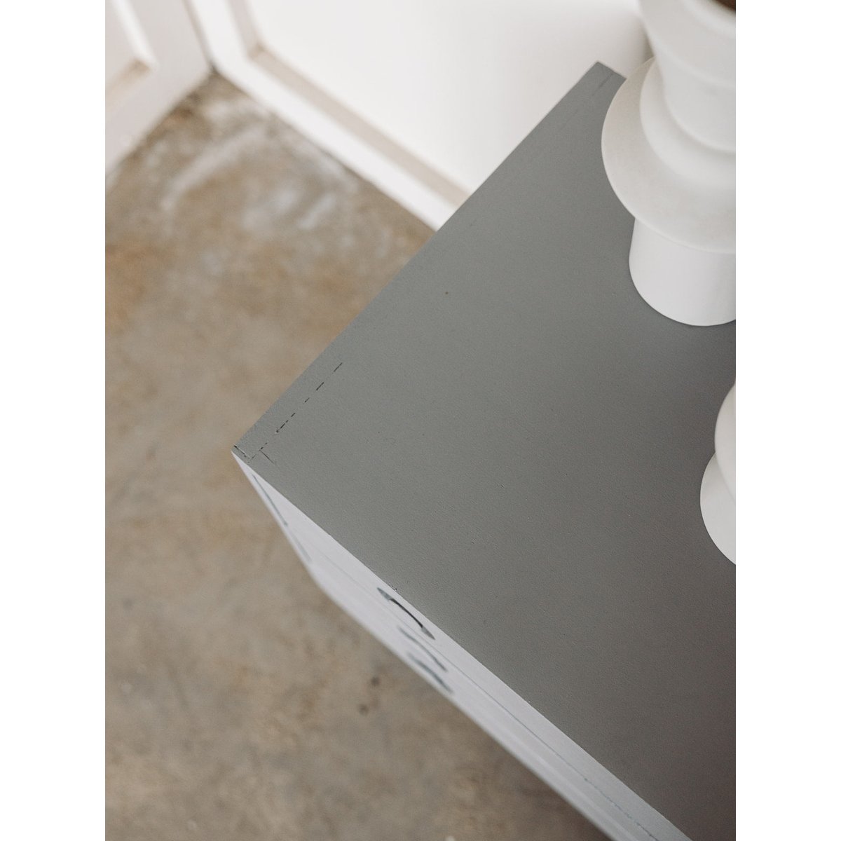 Meuble de rangement gris Michel N°330 - Bon état bois, DEBONGOUT