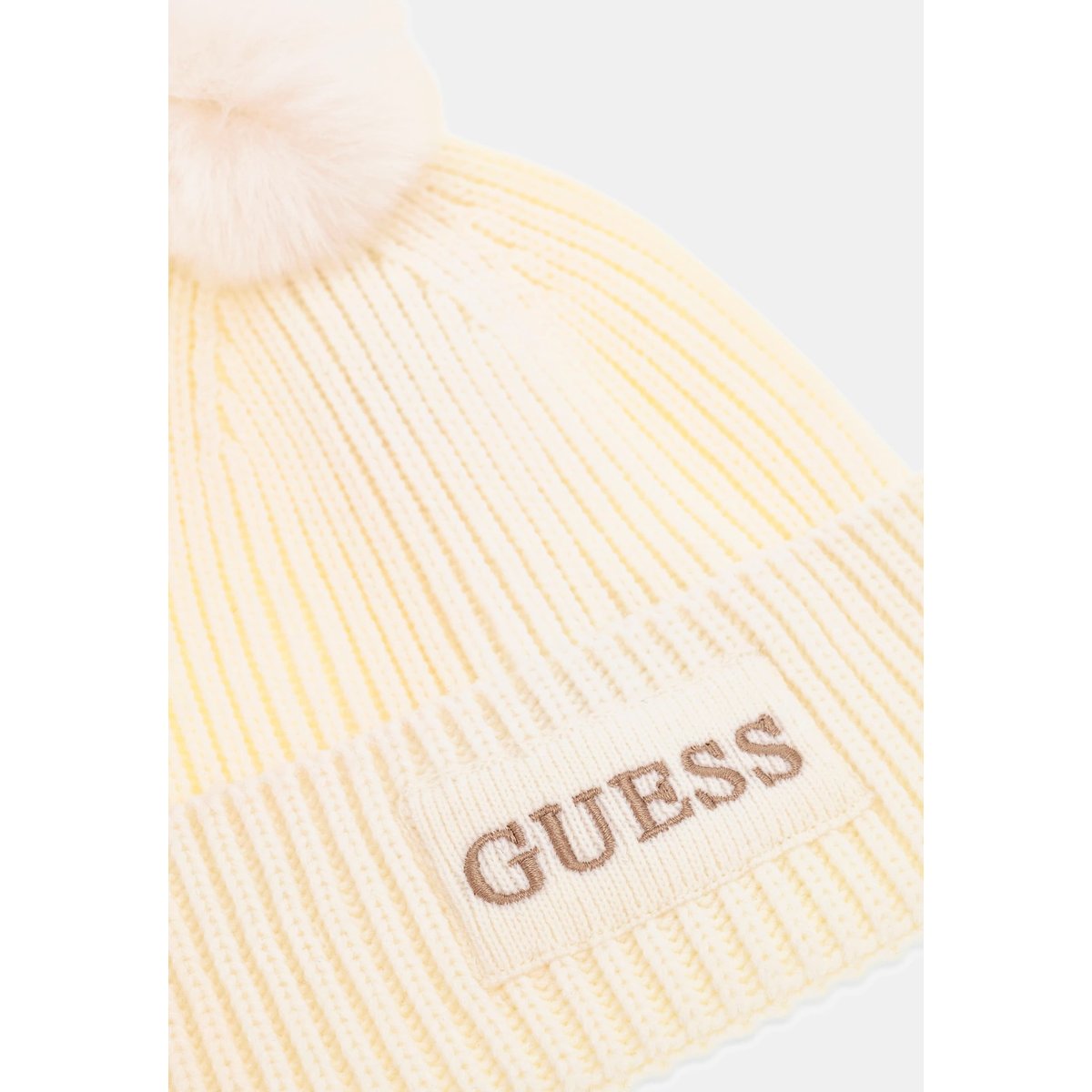Bonnet Tricoté Amorette blanc, GUESS