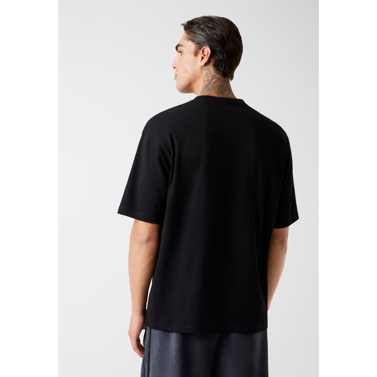 T-Shirt Logo Imprimé noir, GUESS