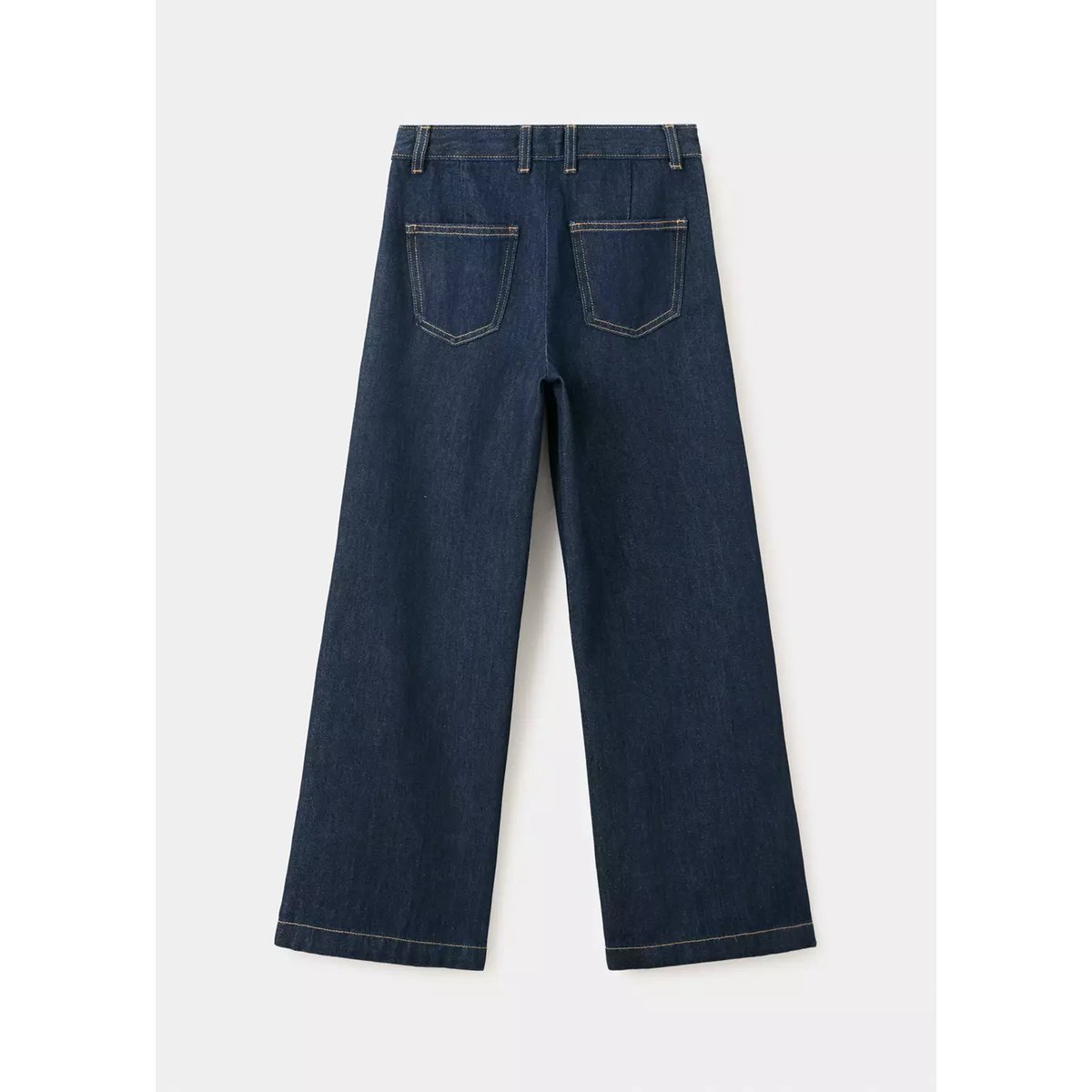 Jean large à pinces bleu, MANGO KIDS