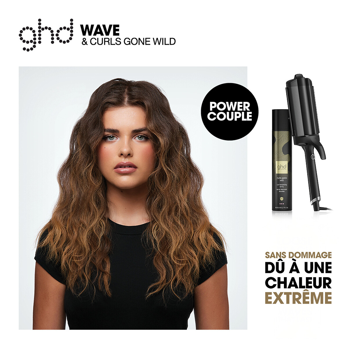 Triple Waver noir, GHD