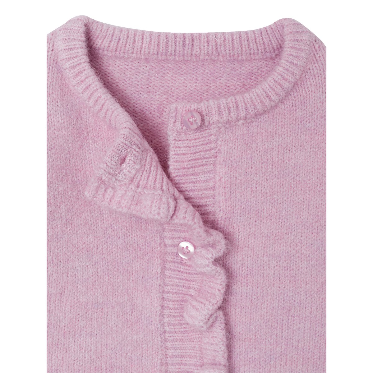 Gilet manches longues rose, VERTBAUDET