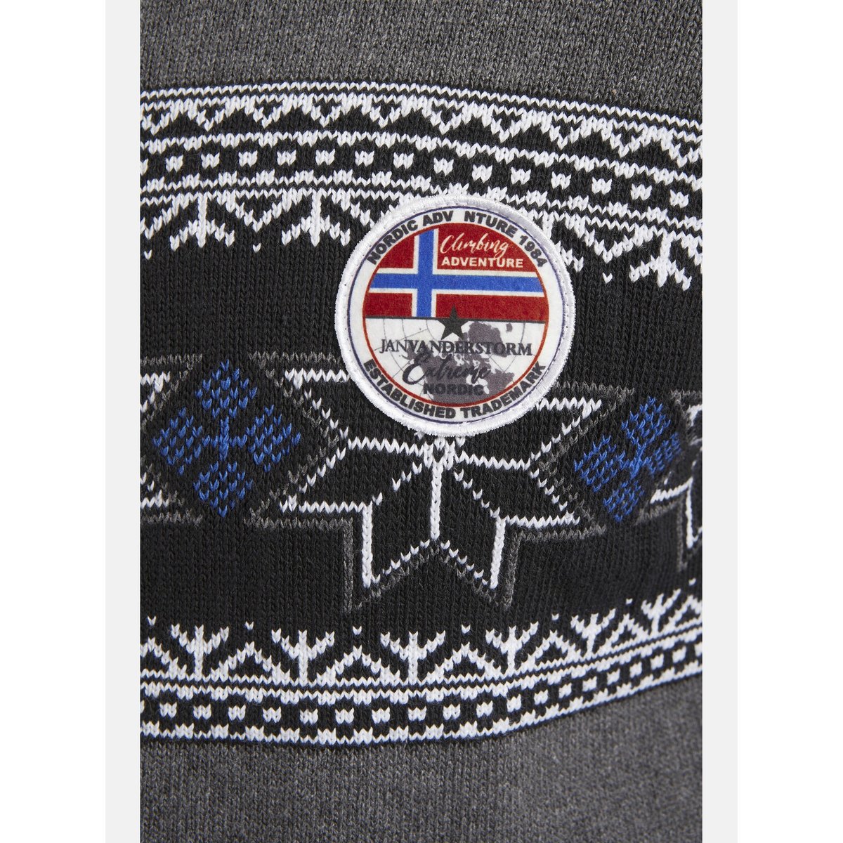Pull EERU gris foncé, JAN VANDERSTORM