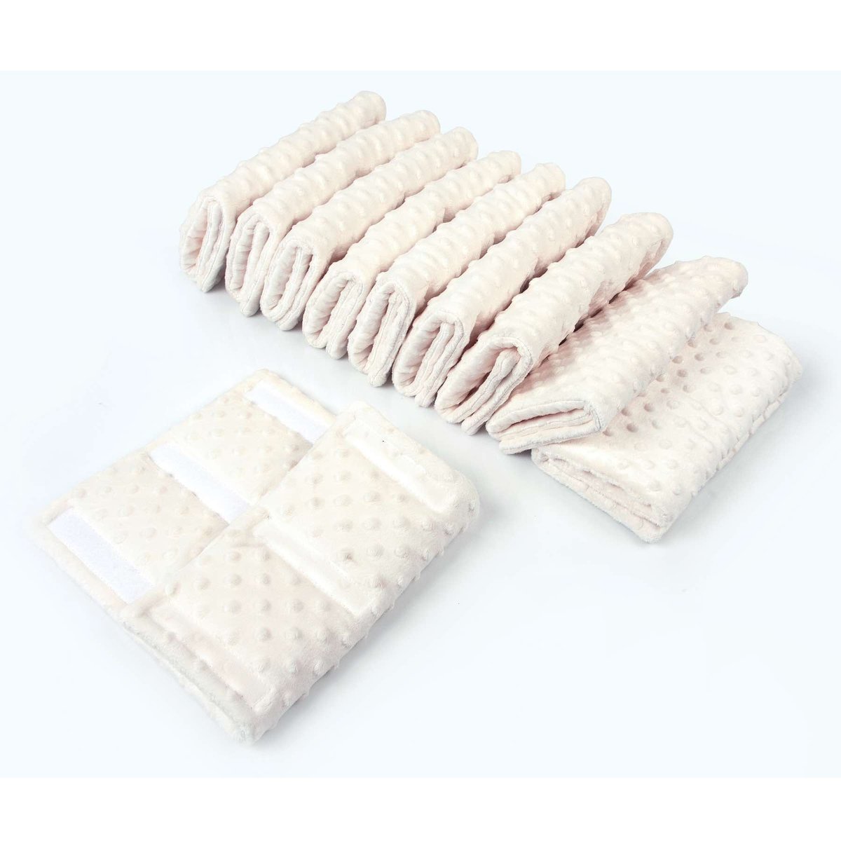 Tour de lit modulable 10 pièces extra doux, MINKY écru, SEVIRA KIDS