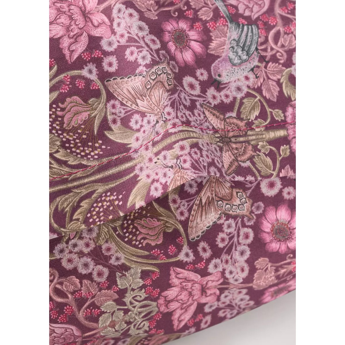 Deux taies d’oreiller imprimé floral 50 x 75 cm prune, MANGO HOME