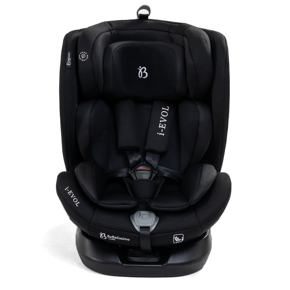 Siège auto Isofix - pivontant 360 ° - 40-150 cm - 0-36kg i- Evol - noir noir, BEBELISSIMO J'AIME