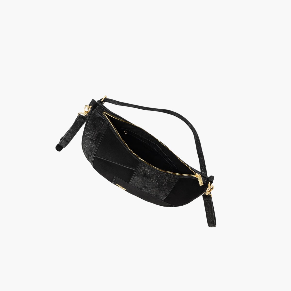 Sac hobo Trusty noir,doré, LOLLIPOPS