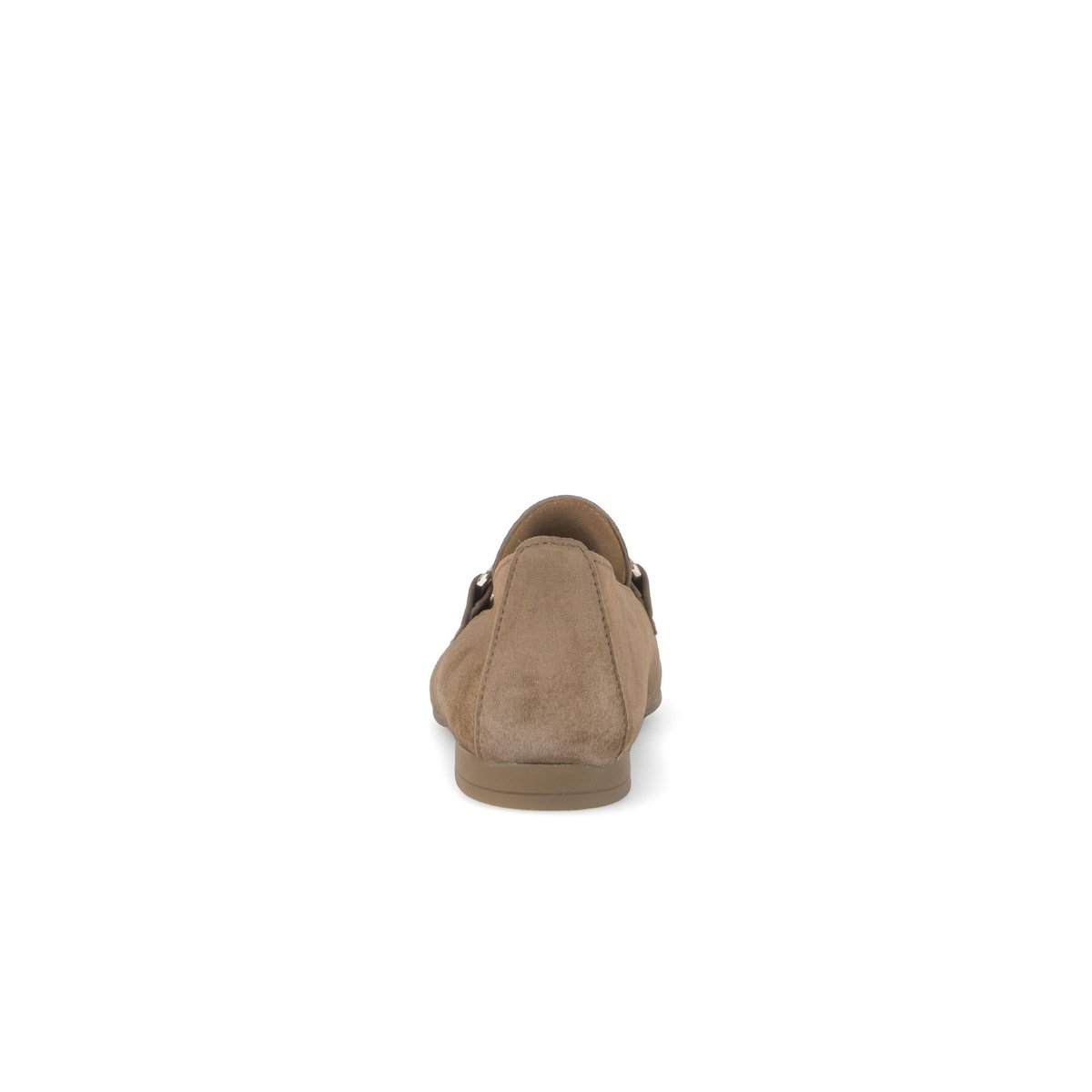 Mocassins en cuir à talon décroché marron, GABOR