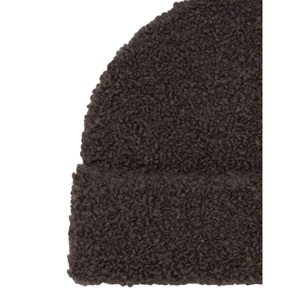 Bonnet bouclé en fil bouclé marron, MARC O'POLO