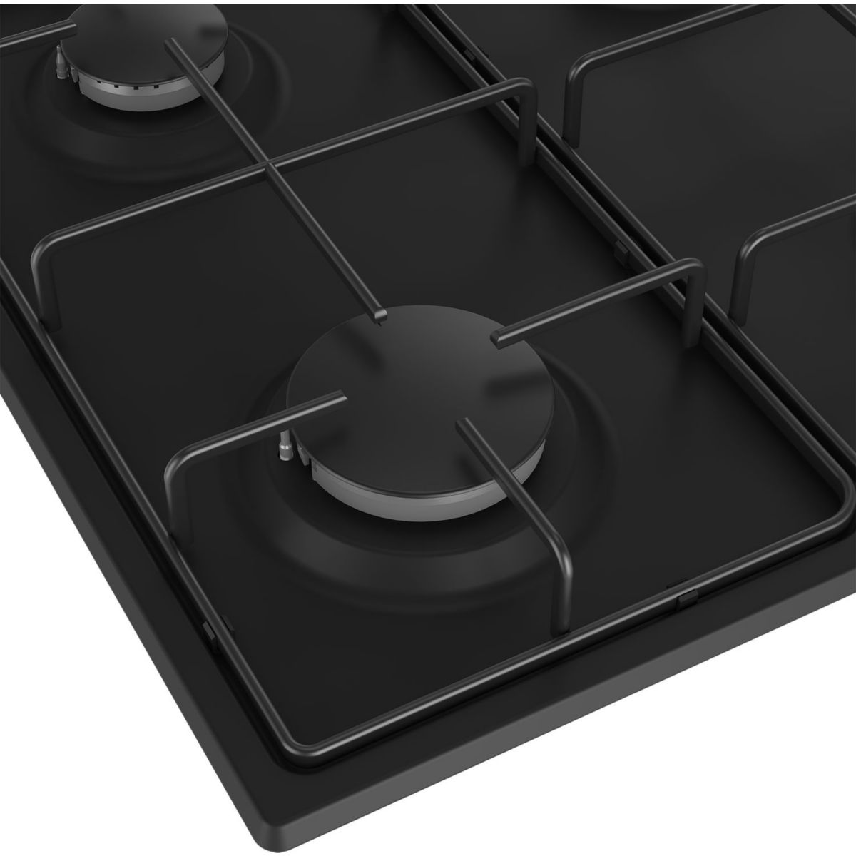 Plaque gaz HIGG64123SB noir, BEKO
